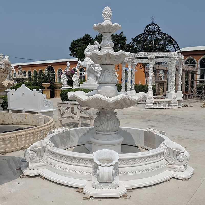 海螺大理石噴泉，海螺噴泉，大理石噴泉，石雕噴泉廠家