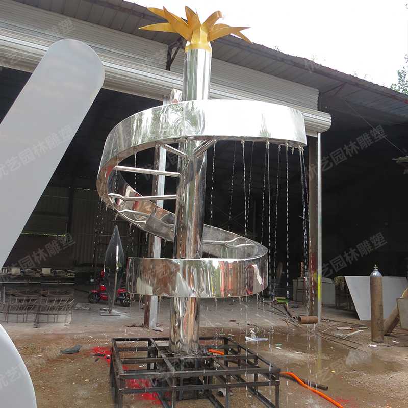 水景噴泉雕塑,不銹鋼雕塑廠家